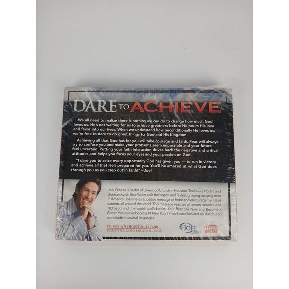 Joel Osteen Dare to Achieve Audio CD NEW SEALED Religious Personal Development - Picture 9 of 9